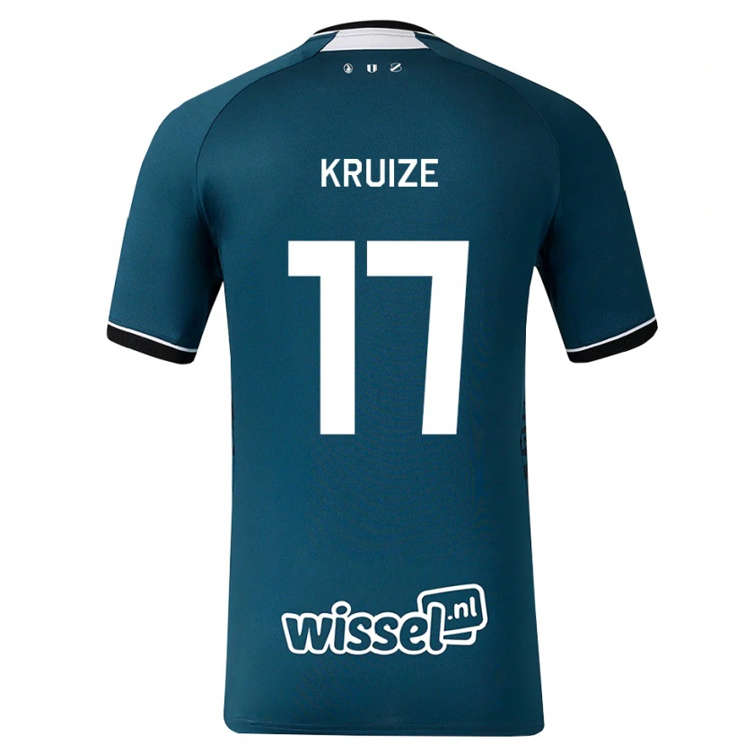 Danxen Dames Elisha Kruize #17 Donkerleigrijs Wit Uitshirt Uittenue 2026/27 T-Shirt België