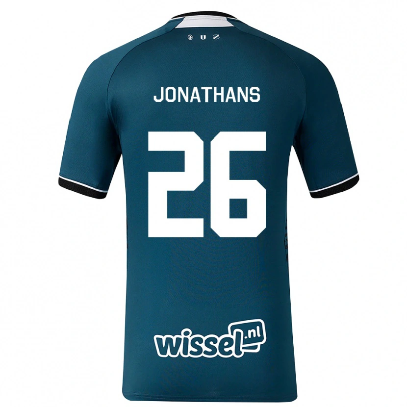 Danxen Dames Miliano Jonathans #26 Donkerleigrijs Wit Uitshirt Uittenue 2026/27 T-Shirt België