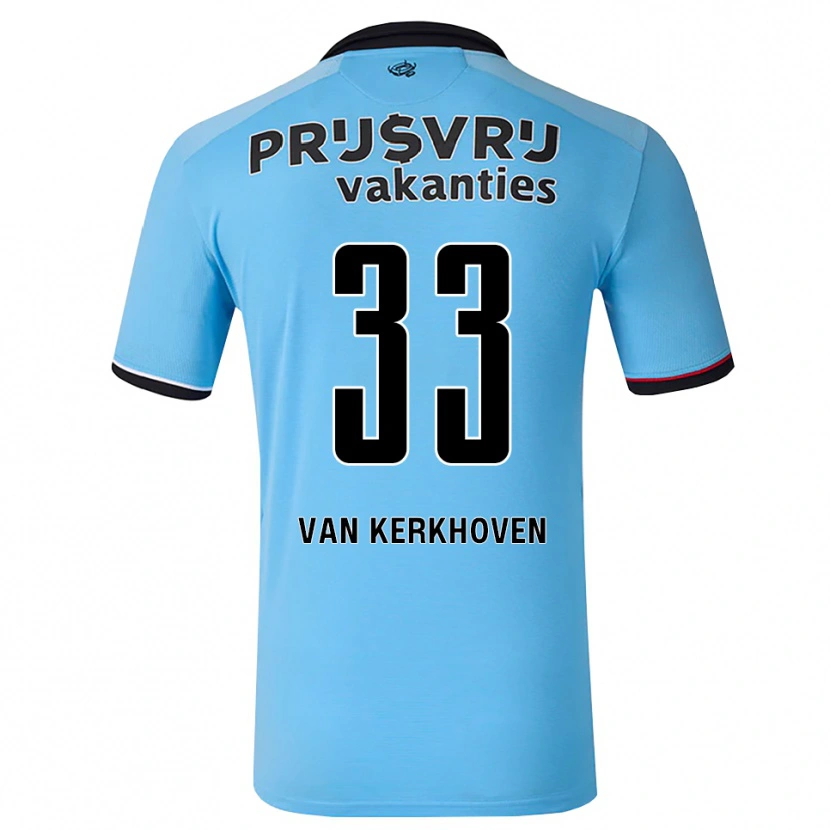 Danxen Dames Ella Van Kerkhoven #33 Diephemelsblauw Zwart Rood Uitshirt Uittenue 2026/27 T-Shirt België