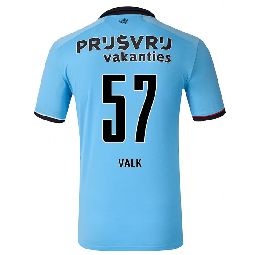 Danxen Dames Sem Valk #57 Diephemelsblauw Zwart Rood Uitshirt Uittenue 2026/27 T-Shirt België