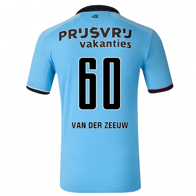 Danxen Dames Twan Van Der Zeeuw #60 Diephemelsblauw Zwart Rood Uitshirt Uittenue 2026/27 T-Shirt België