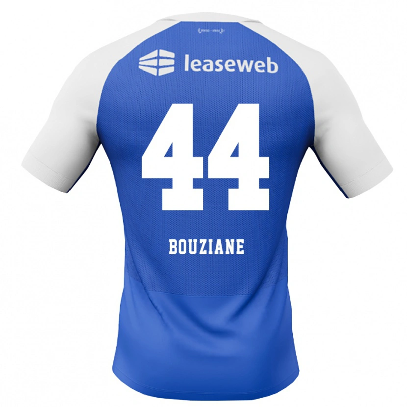 Danxen Dames Wassim Bouziane #44 Hemelsblauw Rood Wit Uitshirt Uittenue 2026/27 T-Shirt België