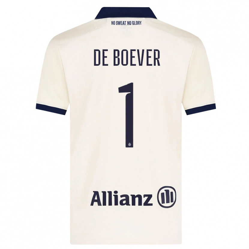 Danxen Dames Jesse De Boever #1 Beige Zwart Uitshirt Uittenue 2026/27 T-Shirt België