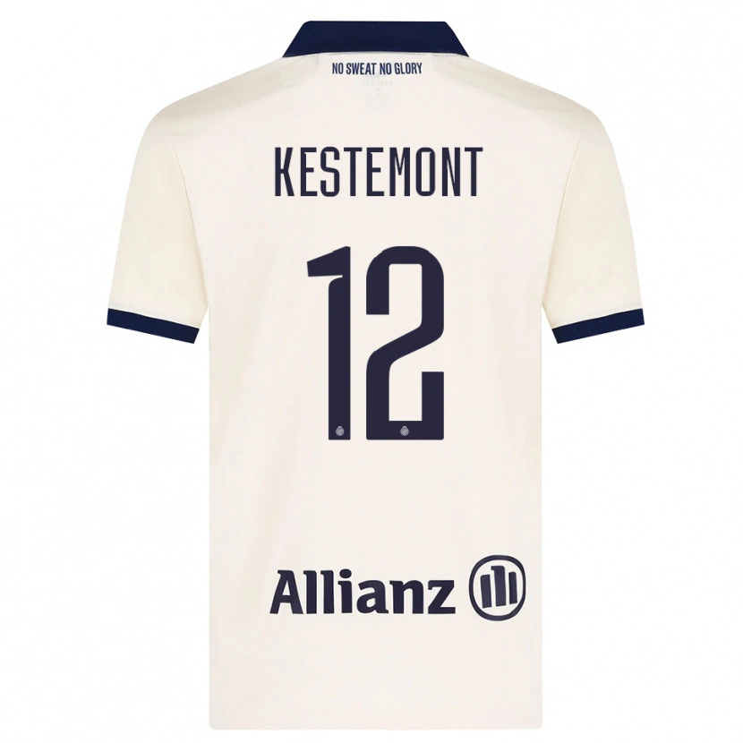 Danxen Dames Thibeau Kestemont #12 Beige Zwart Uitshirt Uittenue 2026/27 T-Shirt België