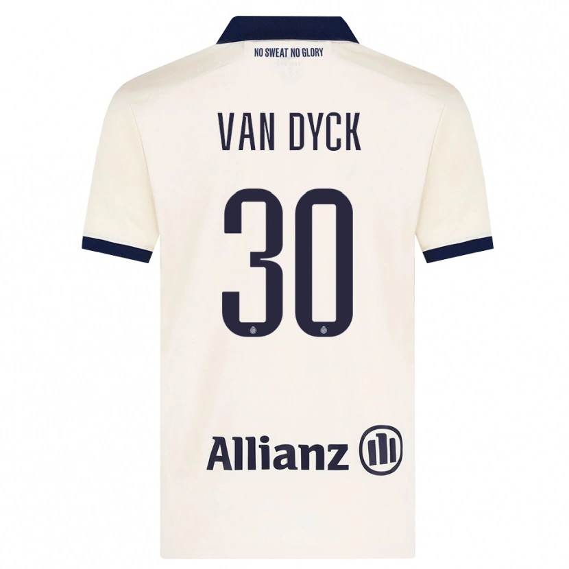 Danxen Dames Nell Van Dyck #30 Beige Zwart Uitshirt Uittenue 2026/27 T-Shirt België