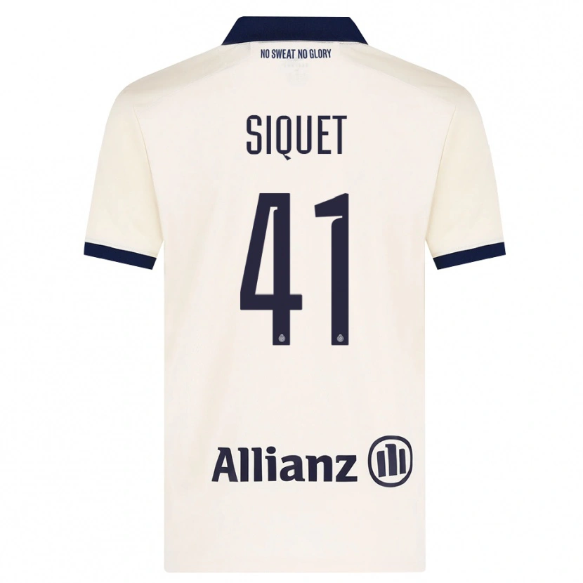 Danxen Dames Hugo Siquet #41 Beige Zwart Uitshirt Uittenue 2026/27 T-Shirt België