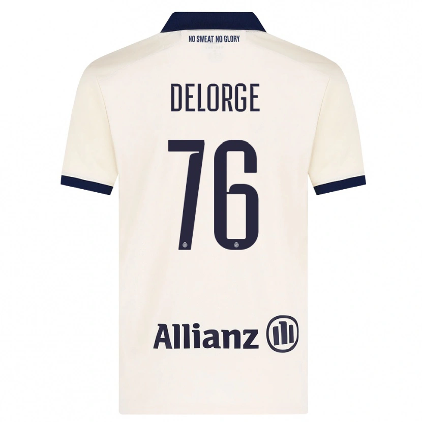 Danxen Dames Lucas Delorge #76 Beige Zwart Uitshirt Uittenue 2026/27 T-Shirt België