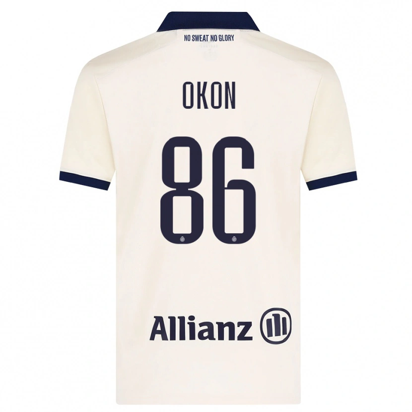 Danxen Dames Gianluca Okon-Engstler #86 Beige Zwart Uitshirt Uittenue 2026/27 T-Shirt België