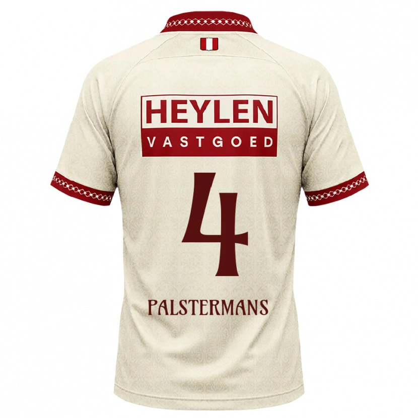 Danxen Dames Jasper Palstermans #4 Beige Rood Uitshirt Uittenue 2026/27 T-Shirt België