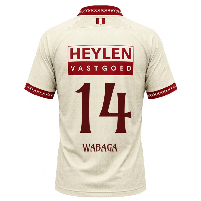Danxen Dames Vincent-Gilbert Wabaga #14 Beige Rood Uitshirt Uittenue 2026/27 T-Shirt België