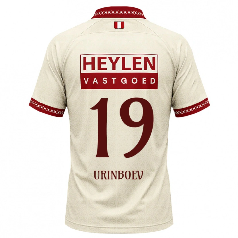 Danxen Dames Mukhammadali Urinboev #19 Beige Rood Uitshirt Uittenue 2026/27 T-Shirt België