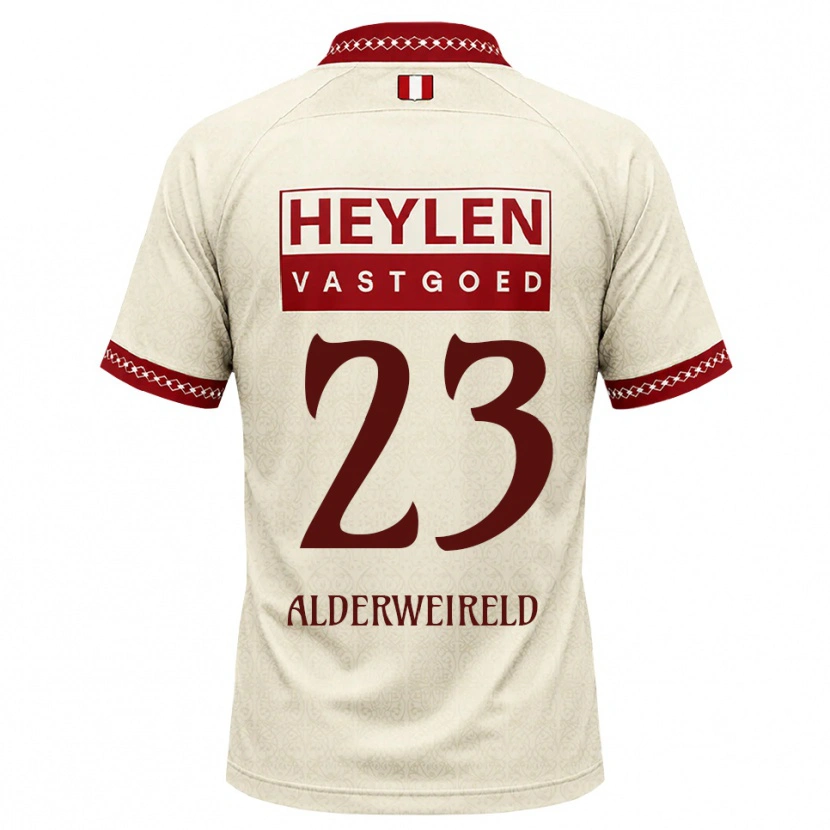 Danxen Dames Toby Alderweireld #23 Beige Rood Uitshirt Uittenue 2026/27 T-Shirt België