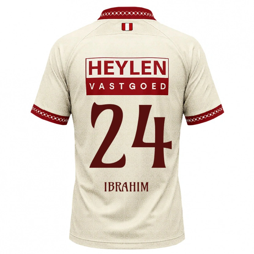 Danxen Dames Aaron Ibrahim #24 Beige Rood Uitshirt Uittenue 2026/27 T-Shirt België