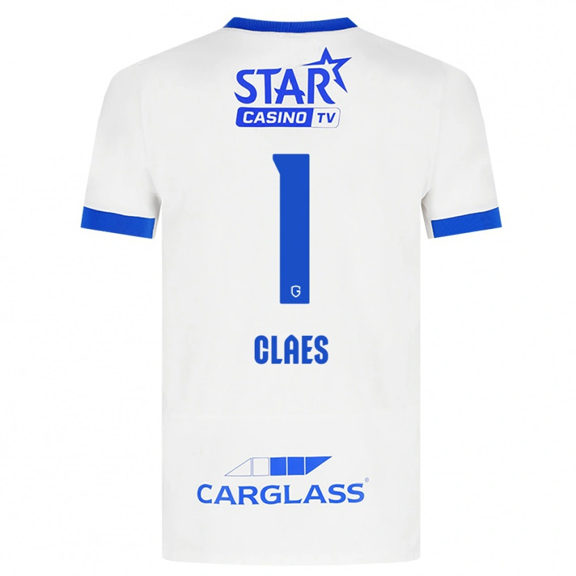 Danxen Dames Mirthe Claes #1 Wit Blauw Uitshirt Uittenue 2026/27 T-Shirt België