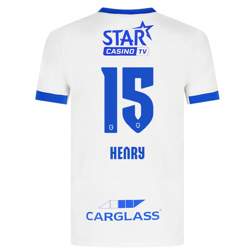 Danxen Dames Zion Henry #15 Wit Blauw Uitshirt Uittenue 2026/27 T-Shirt België
