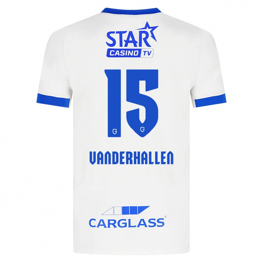 Danxen Dames Yari Vanderhallen #15 Wit Blauw Uitshirt Uittenue 2026/27 T-Shirt België