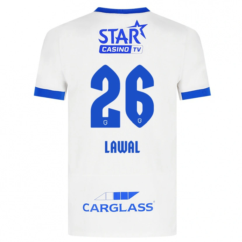 Danxen Dames Tobias Lawal #26 Wit Blauw Uitshirt Uittenue 2026/27 T-Shirt België