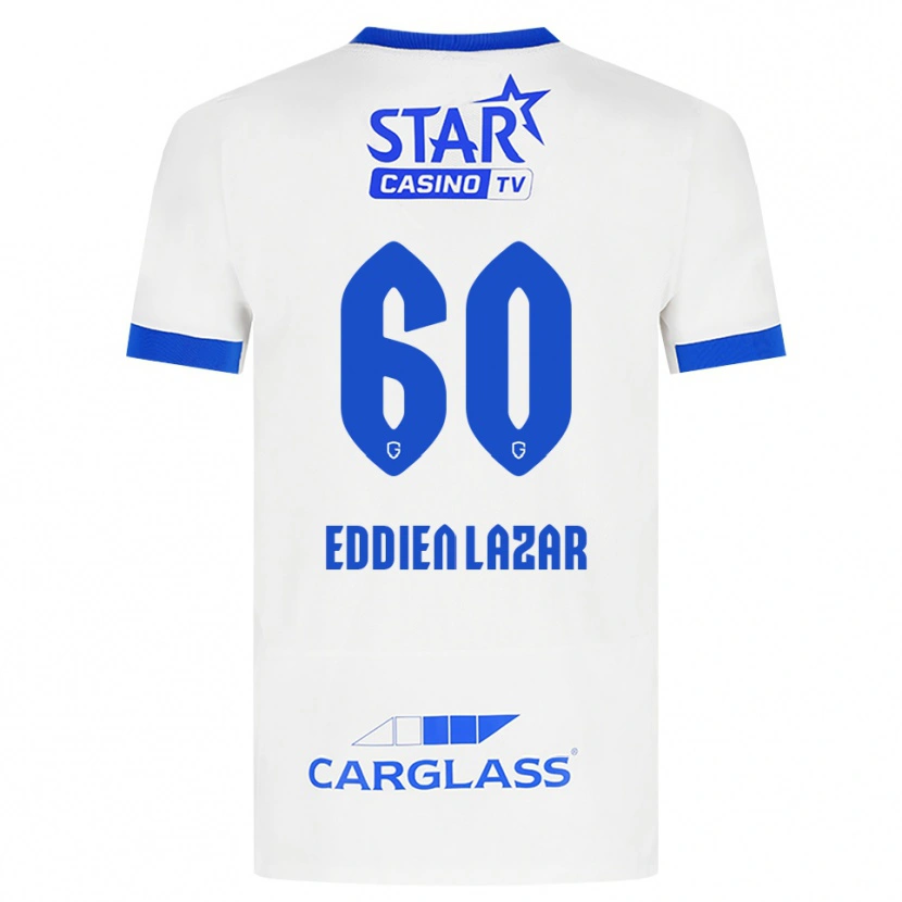 Danxen Dames Saif Eddien Lazar #60 Wit Blauw Uitshirt Uittenue 2026/27 T-Shirt België