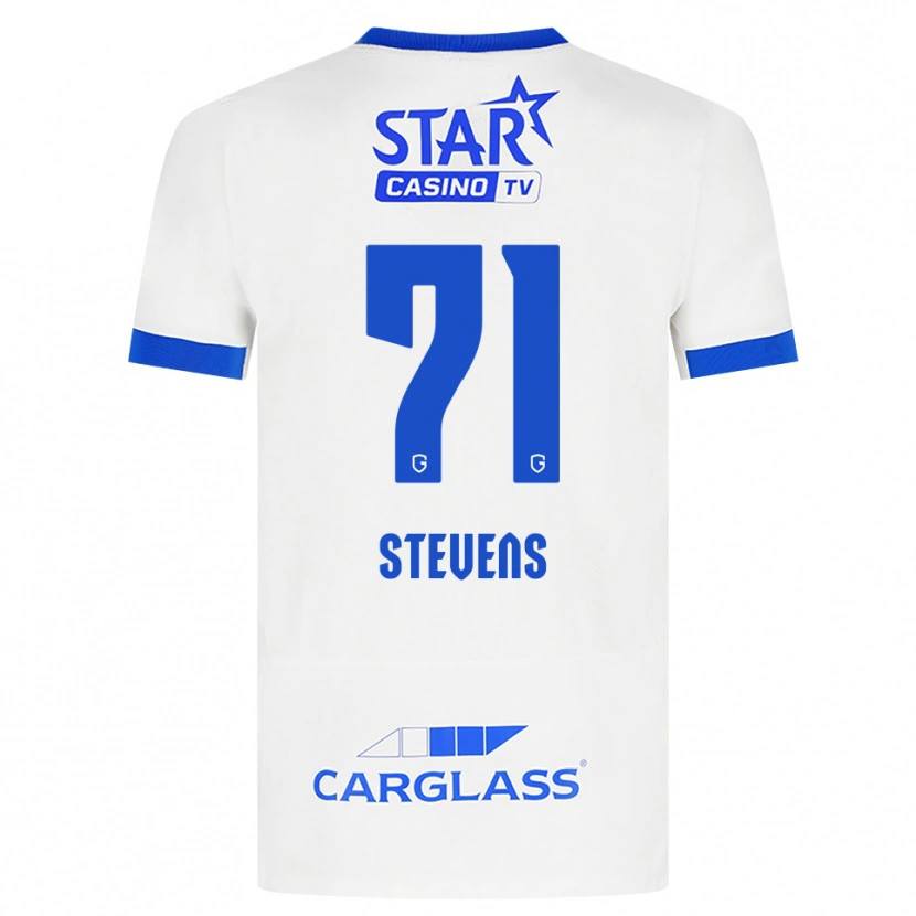 Danxen Dames Brent Stevens #71 Wit Blauw Uitshirt Uittenue 2026/27 T-Shirt België