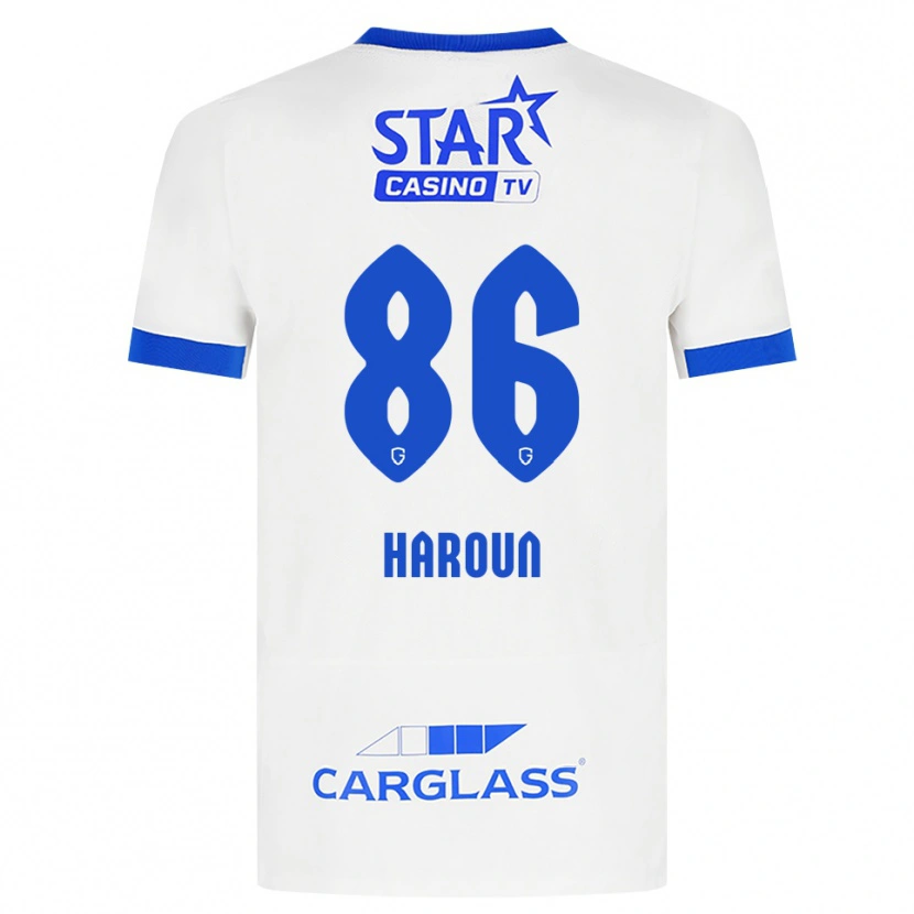 Danxen Dames Kenan Haroun #86 Wit Blauw Uitshirt Uittenue 2026/27 T-Shirt België