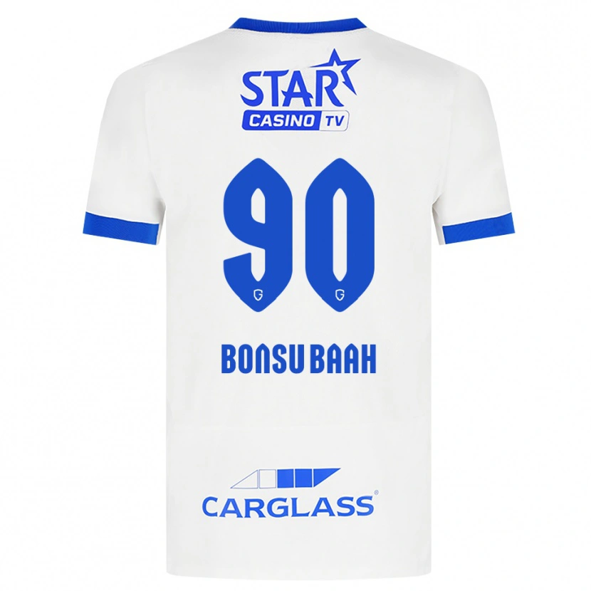 Danxen Dames Christopher Bonsu Baah #90 Wit Blauw Uitshirt Uittenue 2026/27 T-Shirt België