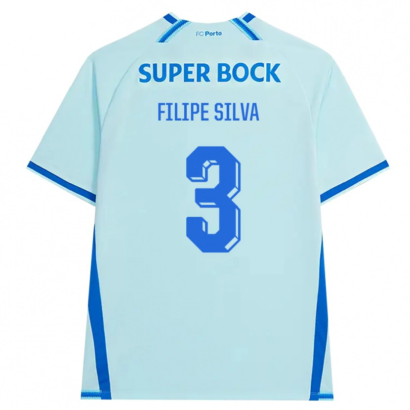 Danxen Dames Filipe Silva #3 Licht Hemelsblauw Blauw Thuisshirt Derde Tenue 2026/27 T-Shirt België