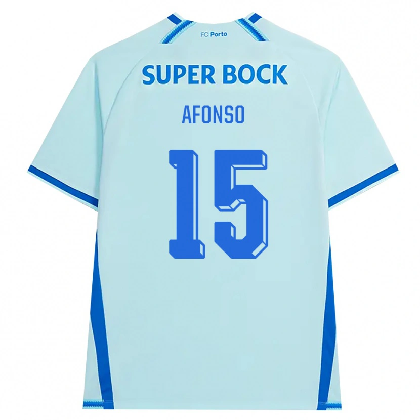 Danxen Dames Zé Afonso #15 Licht Hemelsblauw Blauw Thuisshirt Derde Tenue 2026/27 T-Shirt België