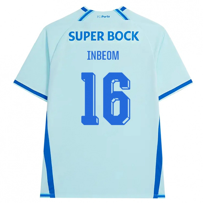 Danxen Dames In-Beom Hwang #16 Licht Hemelsblauw Blauw Thuisshirt Derde Tenue 2026/27 T-Shirt België