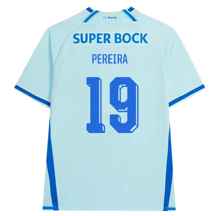 Danxen Dames João Pereira #19 Licht Hemelsblauw Blauw Thuisshirt Derde Tenue 2026/27 T-Shirt België