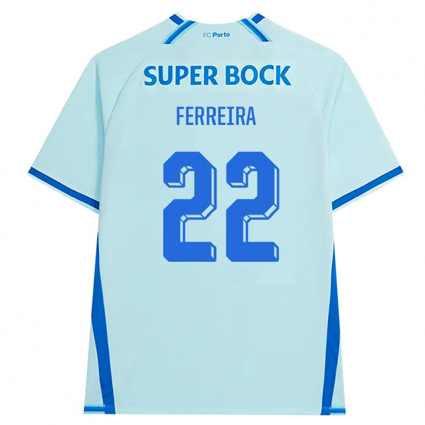 Danxen Dames Joana Ferreira #22 Licht Hemelsblauw Blauw Thuisshirt Derde Tenue 2026/27 T-Shirt België
