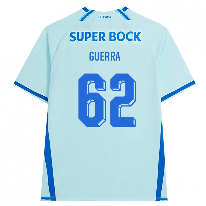 Danxen Dames Gustavo Guerra #62 Licht Hemelsblauw Blauw Thuisshirt Derde Tenue 2026/27 T-Shirt België