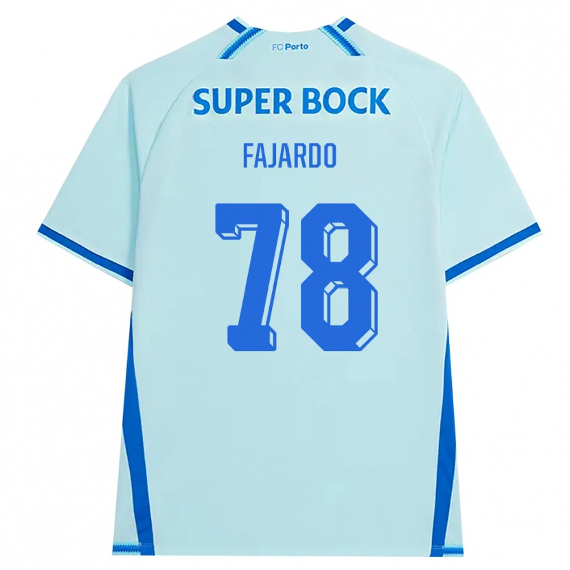 Danxen Dames Leonardo Fajardo #78 Licht Hemelsblauw Blauw Thuisshirt Derde Tenue 2026/27 T-Shirt België