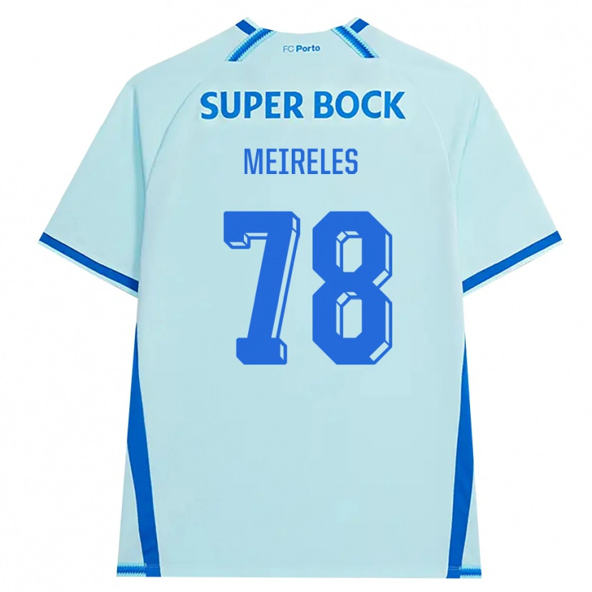 Danxen Dames Jorge Meireles #78 Licht Hemelsblauw Blauw Thuisshirt Derde Tenue 2026/27 T-Shirt België