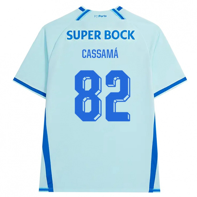 Danxen Dames Abdu Cassamá #82 Licht Hemelsblauw Blauw Thuisshirt Derde Tenue 2026/27 T-Shirt België
