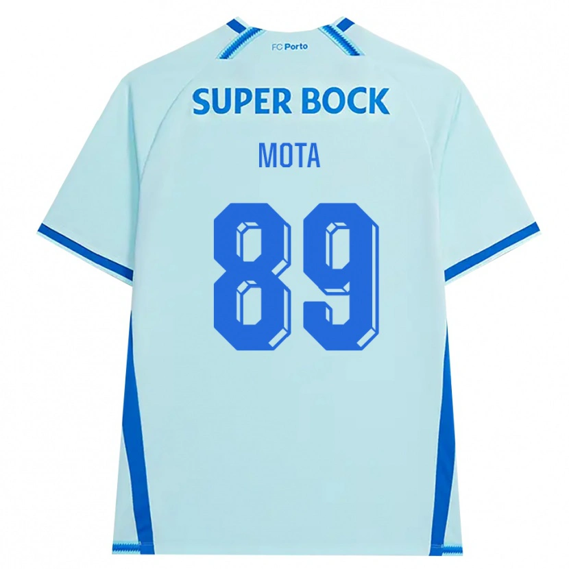 Danxen Dames Luís Mota #89 Licht Hemelsblauw Blauw Thuisshirt Derde Tenue 2026/27 T-Shirt België
