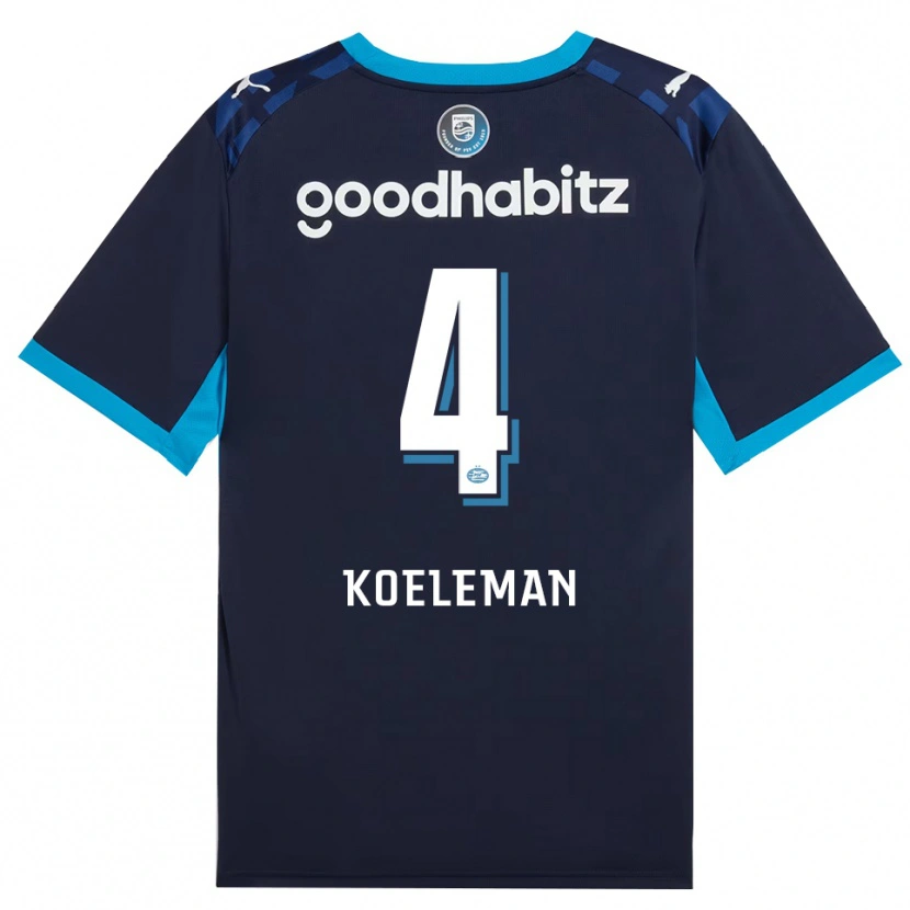 Danxen Dames Senna Koeleman #4 Hemelsblauw Koninklijkblauw Thuisshirt Derde Tenue 2026/27 T-Shirt België