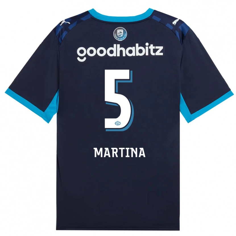Danxen Dames Jorvimar Martina #5 Hemelsblauw Koninklijkblauw Thuisshirt Derde Tenue 2026/27 T-Shirt België