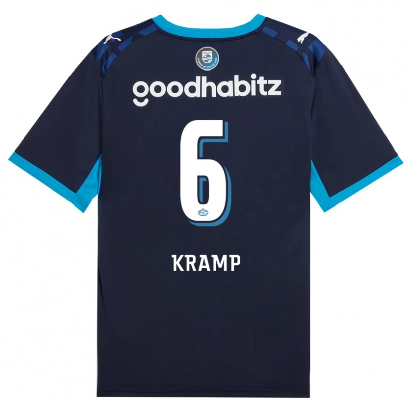 Danxen Dames Michael Kramp #6 Hemelsblauw Koninklijkblauw Thuisshirt Derde Tenue 2026/27 T-Shirt België