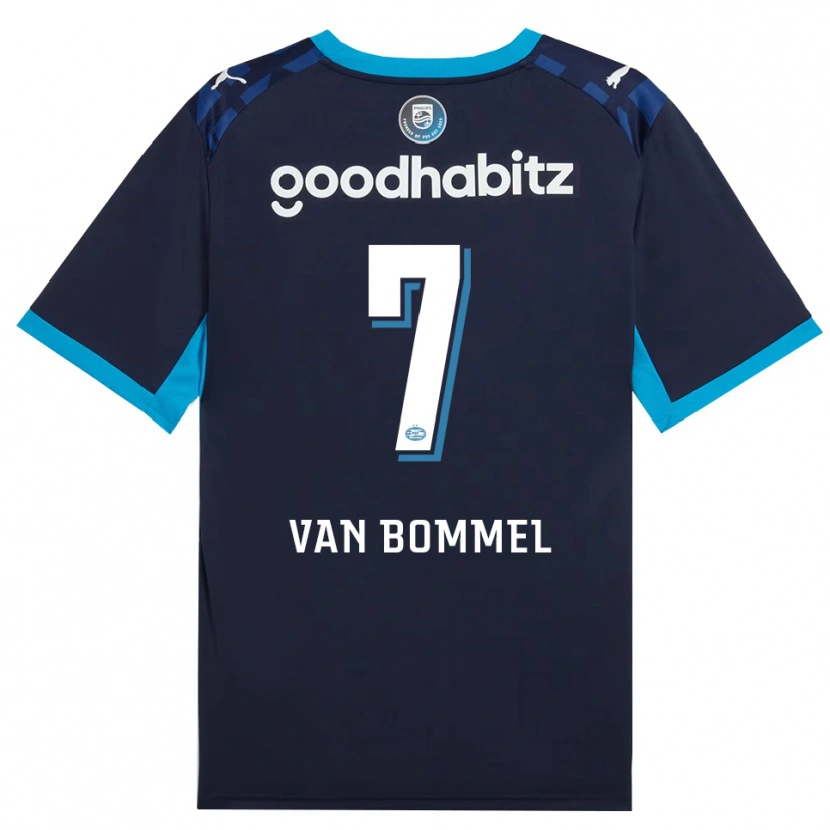 Danxen Dames Ruben Van Bommel #7 Hemelsblauw Koninklijkblauw Thuisshirt Derde Tenue 2026/27 T-Shirt België