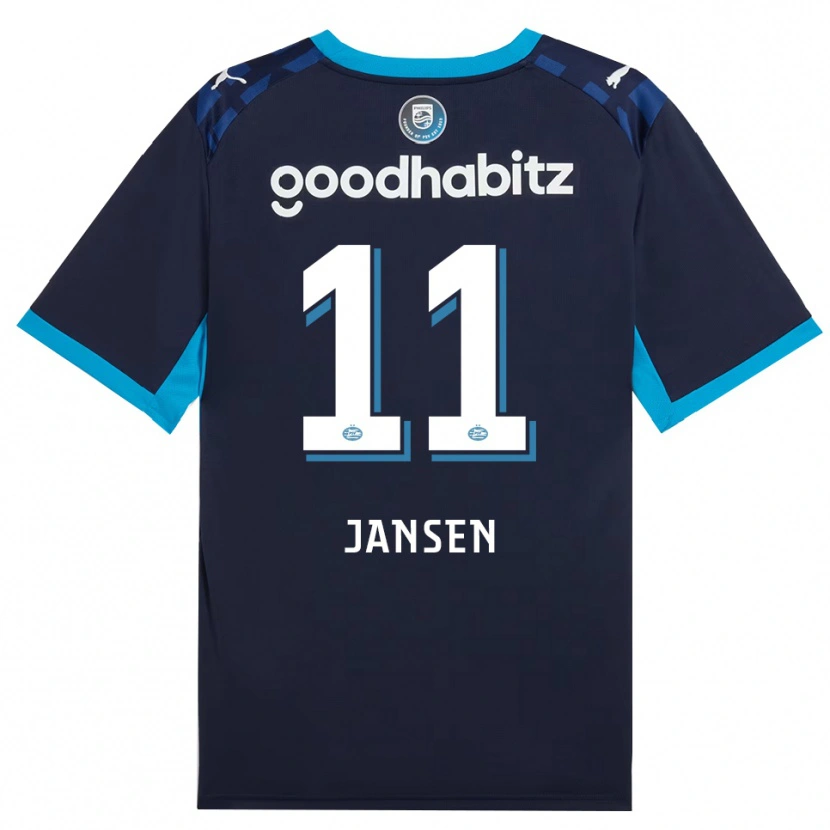 Danxen Dames Renate Jansen #11 Hemelsblauw Koninklijkblauw Thuisshirt Derde Tenue 2026/27 T-Shirt België