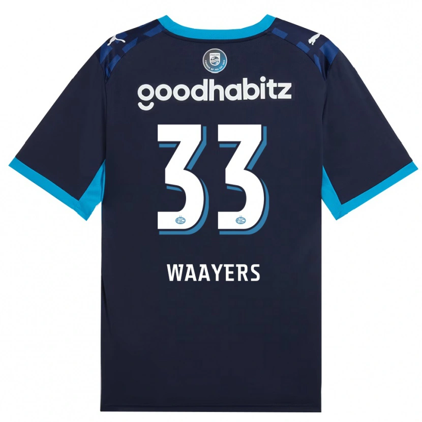 Danxen Dames Eus Waayers #33 Hemelsblauw Koninklijkblauw Thuisshirt Derde Tenue 2026/27 T-Shirt België
