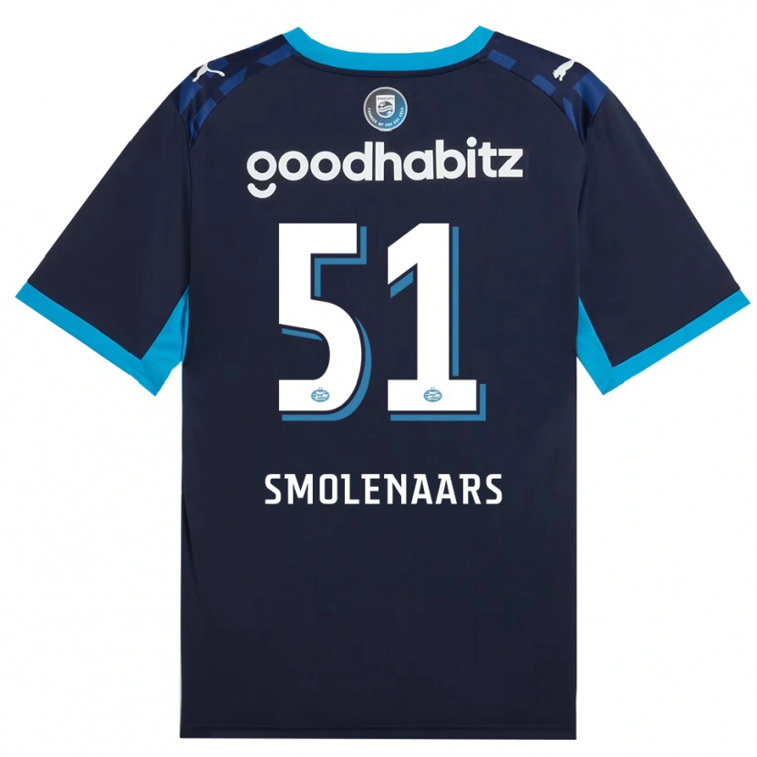 Danxen Dames Tijn Smolenaars #51 Hemelsblauw Koninklijkblauw Thuisshirt Derde Tenue 2026/27 T-Shirt België
