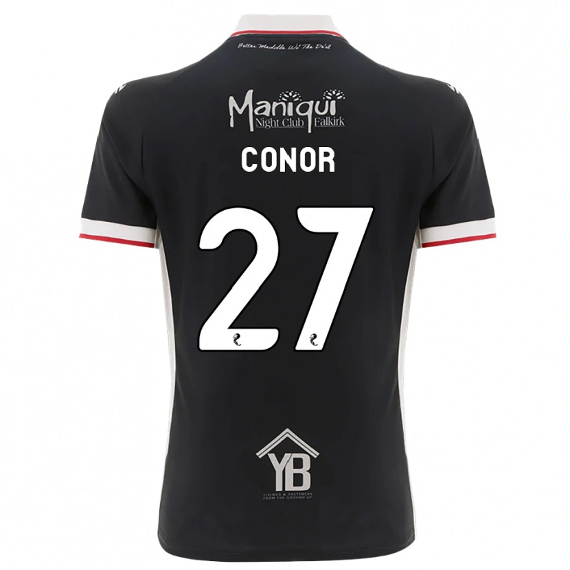 Danxen Dames Conor Mcleod #27 Zwart Wit Rood Thuisshirt Thuistenue 2026/27 T-Shirt België