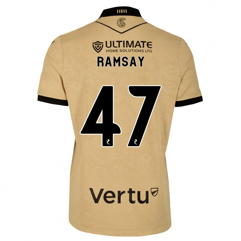 Danxen Dames Calvin Ramsay #47 Burlywood Zwart Uitshirt Uittenue 2026/27 T-Shirt België