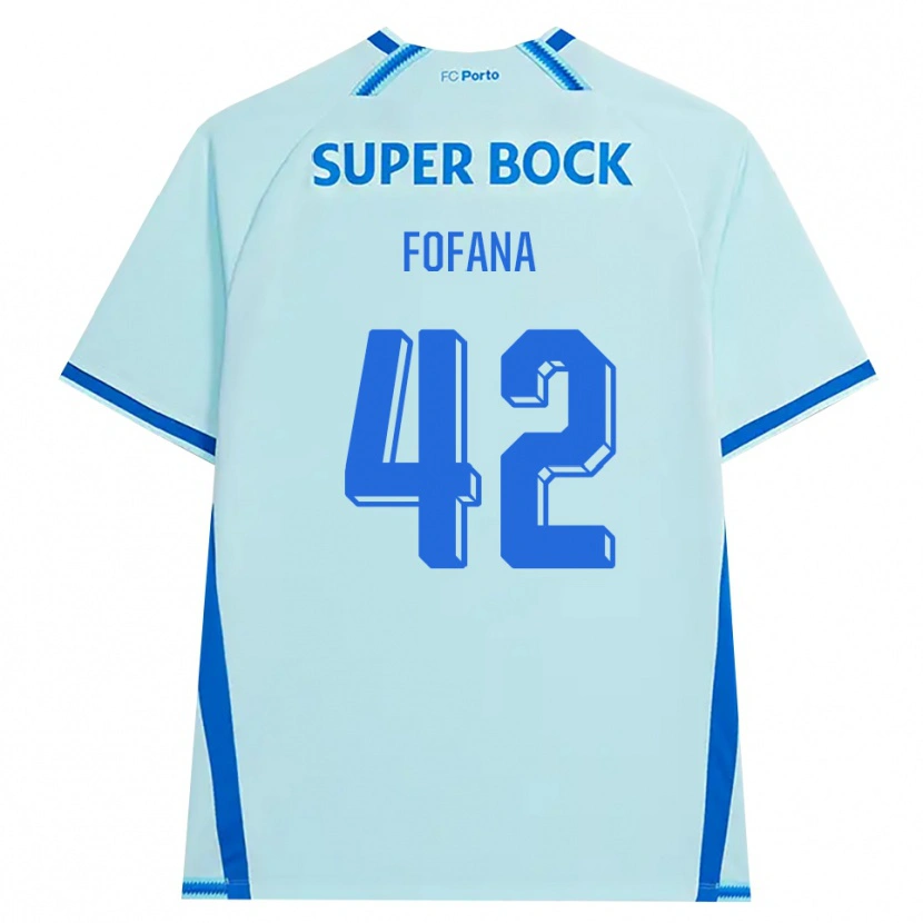 Danxen Dames Seko Fofana #42 Licht Hemelsblauw Blauw Thuisshirt Derde Tenue 2026/27 T-Shirt België