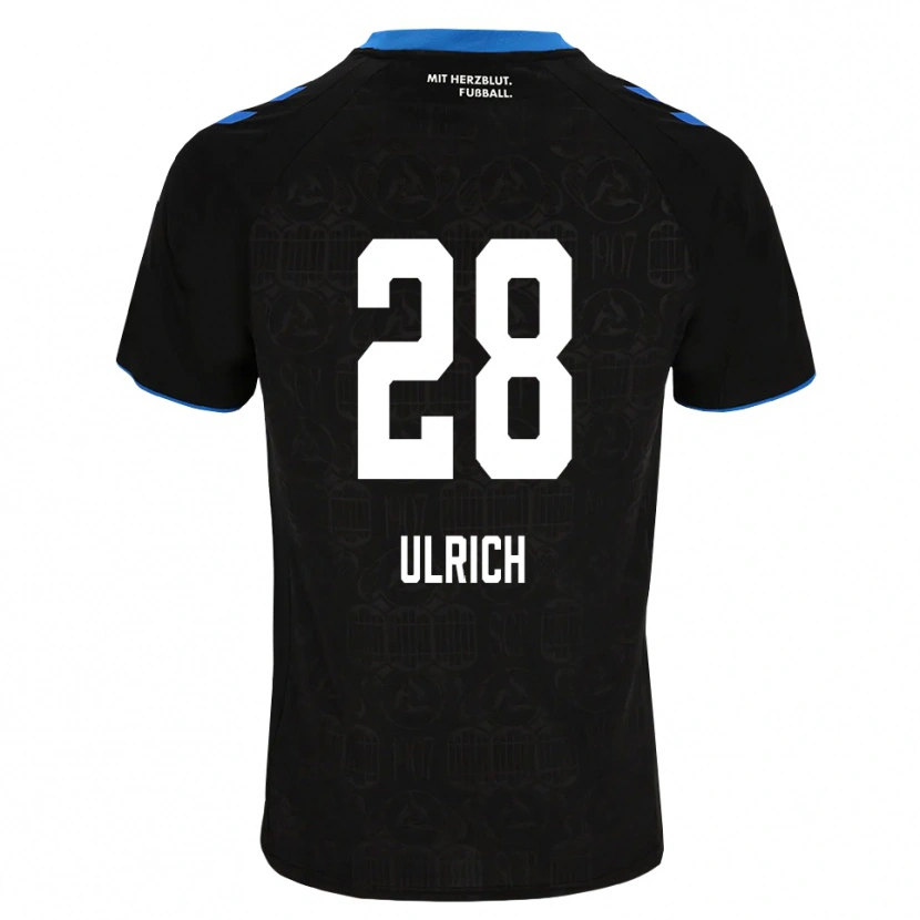 Danxen Dames Laurin Ulrich #28 Zwart Wit Rood Thuisshirt Thuistenue 2026/27 T-Shirt België