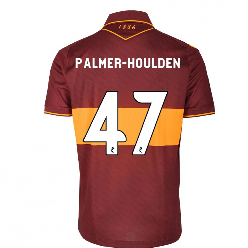 Danxen Dames Seb Palmer-Houlden #47 Oranje Kastanjebruin Uitshirt Uittenue 2026/27 T-Shirt België