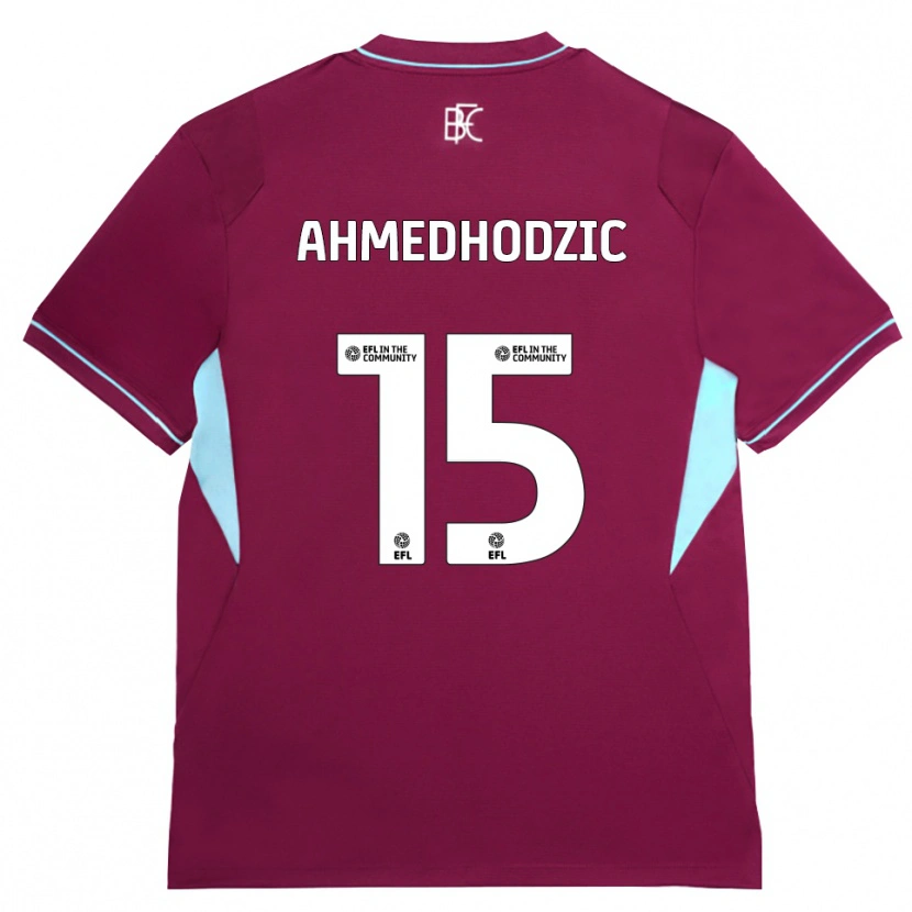 Danxen Kinderen Anel Ahmedhodzic #15 Bordeaux Groen Thuisshirt Thuistenue 2026/27 T-Shirt België