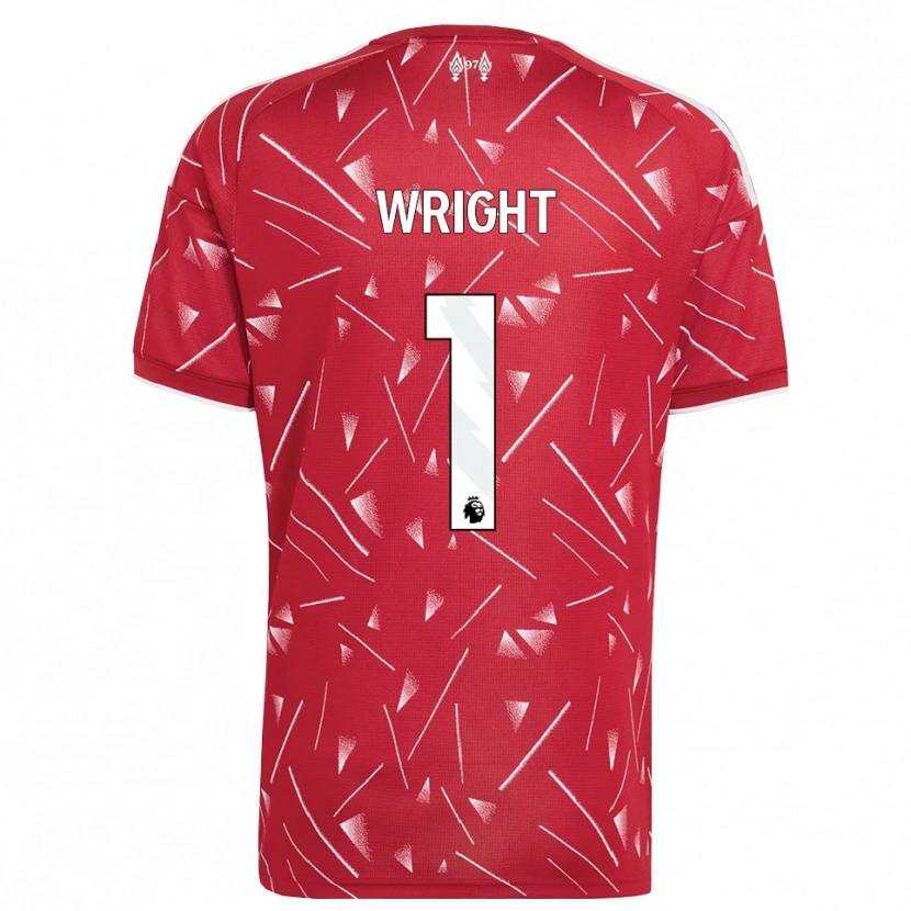 Danxen Kinderen Matty Wright #1 Wit Rood Thuisshirt Thuistenue 2026/27 T-Shirt België