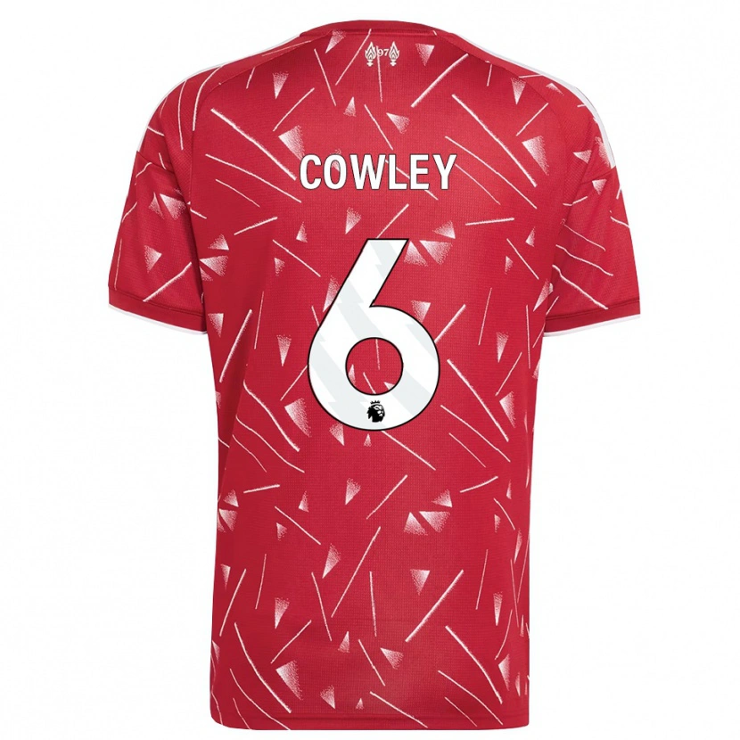 Danxen Kinderen Ryan Cowley #6 Wit Rood Thuisshirt Thuistenue 2026/27 T-Shirt België